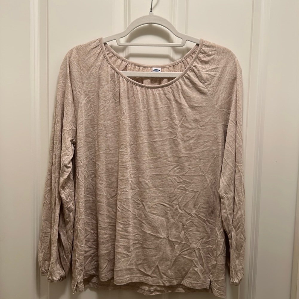 Women’s jersey balloon sleeve tee
